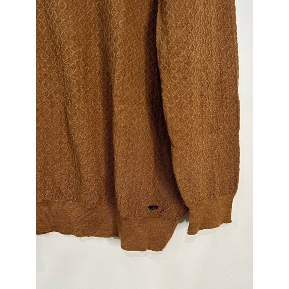NWT BRAX FEEL GOOD Size 2XL Rick Crewneck Sweater Diamond Knit Merino/Silk - Picture 9 of 11